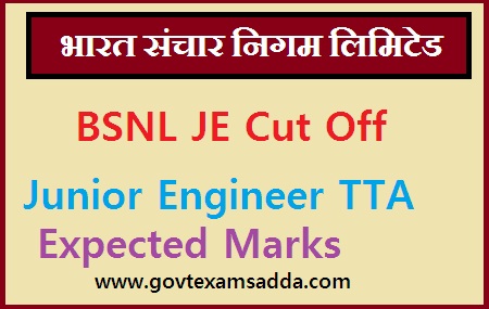 BSNL JE Cut off 2022