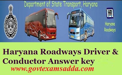 Haryana Roadways Driver Conductor Answer Key 2022