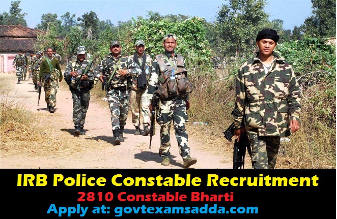 IRB Police Recruitment 2022