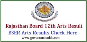 Rajasthan Board 12th Arts Result 2023