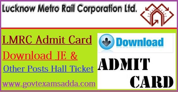 Lucknow Metro Admit Card 2022