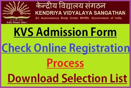 KVS Admission Form 2022-23