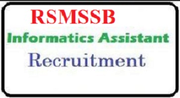 RSMSSB Information Assistant Recruitment 2022