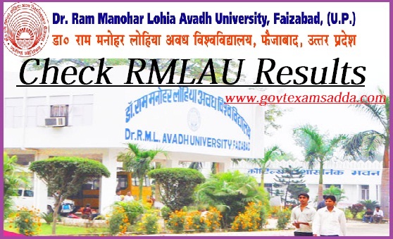 RMLAU Avadh University Result 2022