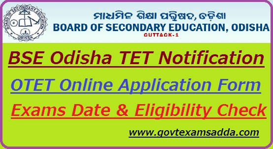 Odisha TET Notification 2023