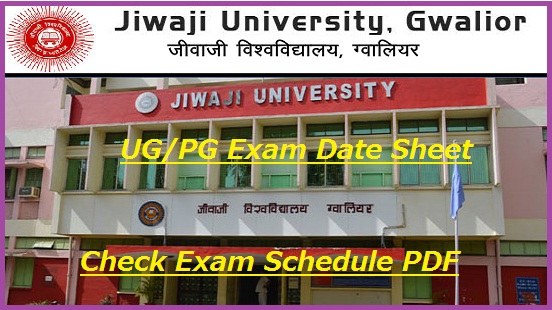 Jiwaji University Gwalior Date Sheet 2023