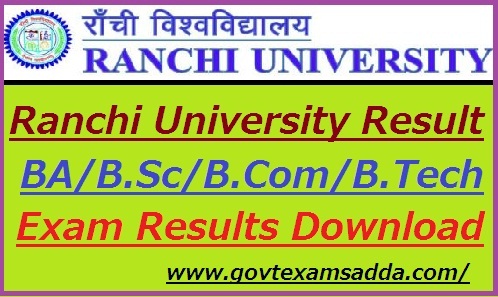 Ranchi University Result 2023