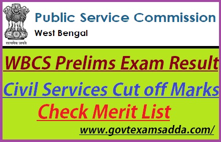 West Bengal Civil Service Prelims Result 2021-22