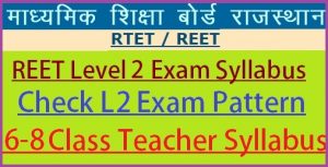 REET Level 2 Syllabus 2023 PDF