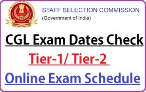 SSC CGL Exam Dates 2023