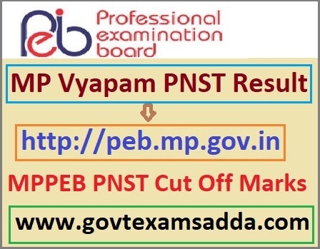 MP PEB PNST Exam Result 2023
