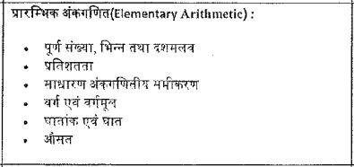 Elementary Arithmetic Syllabus
