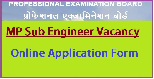 MP Vyapam Sub Engineer Recruitment 2022
