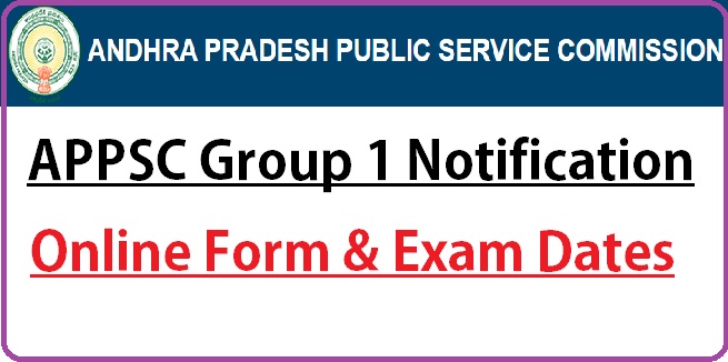 APPSC Group 1 Notification 2022