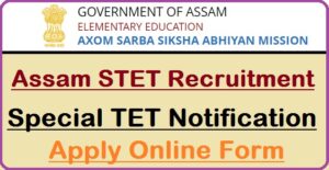 Assam STET Recruitment 2023