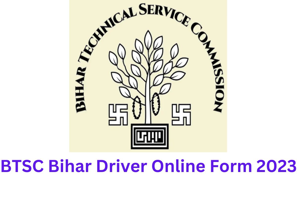 BTSC Bihar Driver Online Form 2023