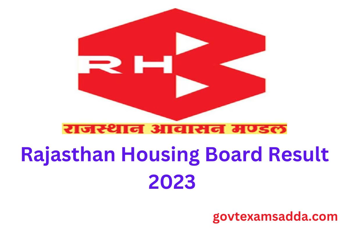 Rajasthan Housing Board Result